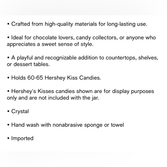 RED Hershey’s Kisses Candy Dish, Red. - Picture 7 of 7